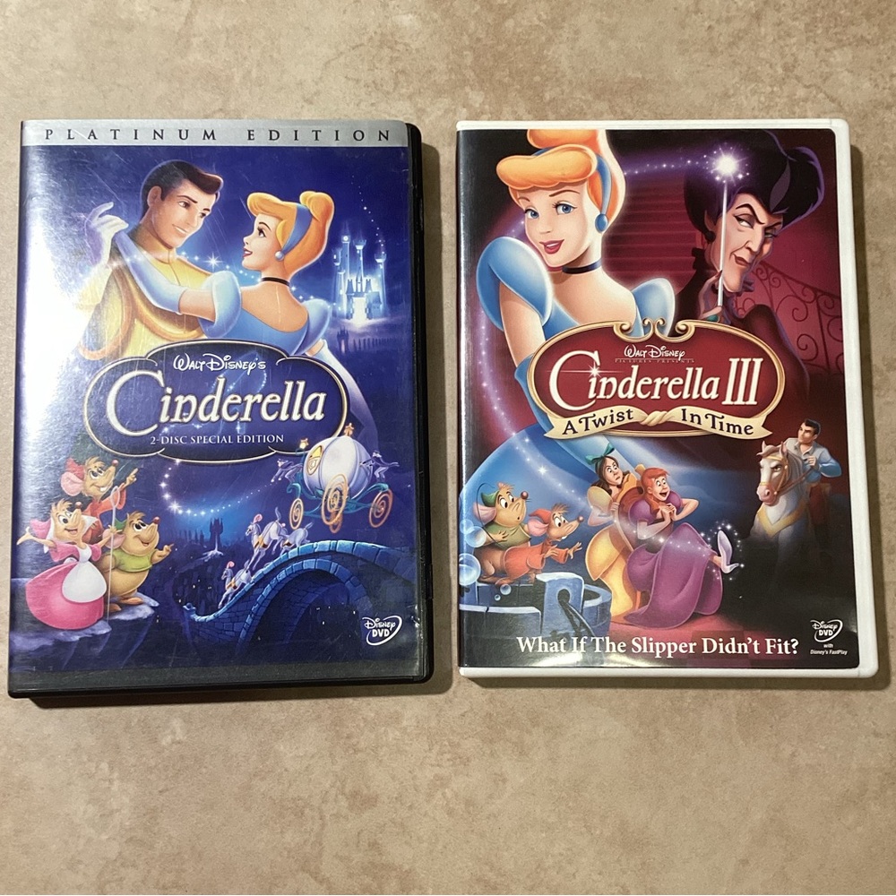 Disney Cinderella Special Edition DVD and Cinderella Three A Twist In Ti…